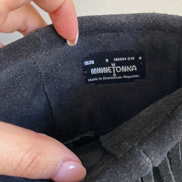 Minnetonka boots fringe suede leather - Picture 4 of 5